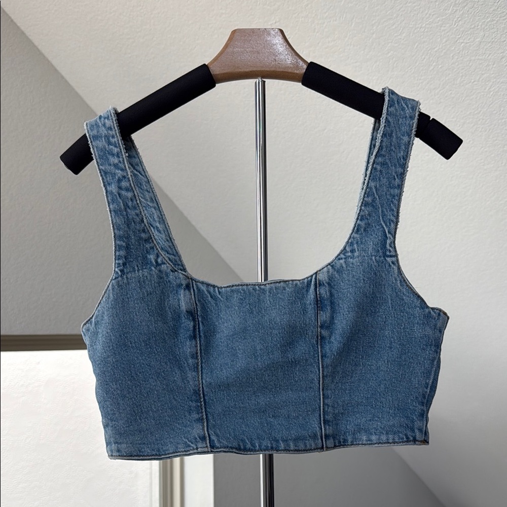 Denim Blue Women's Top